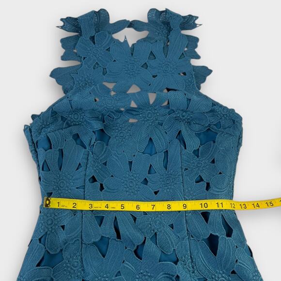 Saylor x Free People Jessa Floral Lace Mini Dress Size Small - Picture 7 of 7